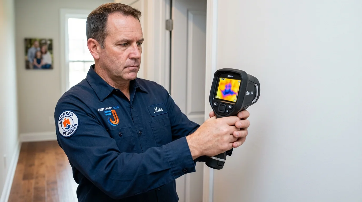 Thermal imaging leak detection by Johns Plumbing LLC in Saint Johnsville